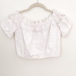 Francesca’s Cropped Blouse NWT